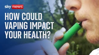 Vaping: New study into long-term health impact