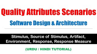 Quality attributes scenarios in software architecture