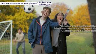 Protect Your Bubble Football in the Park Advert