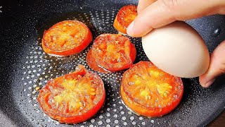 ¿Tienes un tomate y 2 huevos? desayuno saludable. Desayuno nutritivo