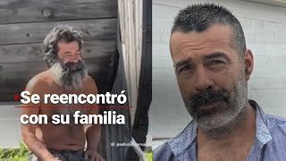 PARECE GALÁN DE TELENOVELA | Hombre en situación de calle se reencuentra con sus familiares