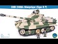 COBI 2480A Königstiger (Tiger II P - NEW) - Speed Build Review