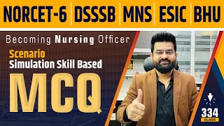 Scenario/Simulation Skill | Practice Based MCQ #334 NORCET | DSSSB | MNS | ESIC | BHU | By Akki sir