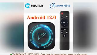 ✔️VONTAR H618 Smart TV Box Android 12 Allwinner Quad Core Cortex A53 Support 8K Video Wifi Goo