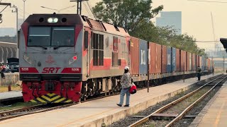 SRT: ดูรถไฟหลากหลายขบวนยามเย็น ที่สถานีชุมทางบางซื่อ ในวันที่มีรถสินค้าช่วงเย็น 2 ขบวน