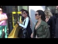 Kim K and Khloe K and Kris J out in Beverly Hills July 29th