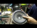 Speaker repair Palit edge at pigtail wire