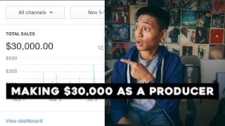 How I made $30,000 from selling beats