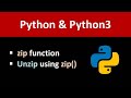 zip Function in Python|unzip Using zip in Python|Python Tutorial For Beginners in Hindi