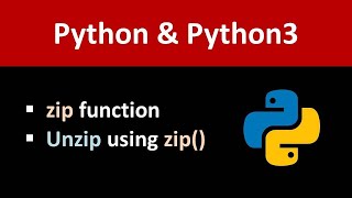zip Function in Python|unzip Using zip in Python|Python Tutorial For Beginners in Hindi