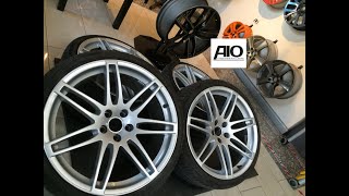 Felgenaufbereitung Audi Speedline Felge 8T0601025DE 8T0601025CM Alufelgenreparatur AIO 20 Zoll A5 S5