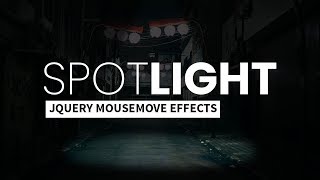 Spotlight Effect on Mousemove | Html CSS & jQuery