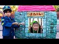 Download Emma Pretend Play as Cop LOCKED UP Jannie in Jail Playhouse Toy for Kids In Mp4 3Gp Full HD Video