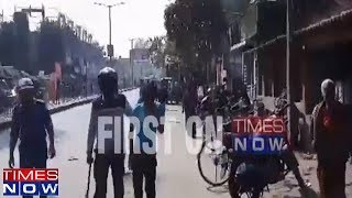 Violent Protest Over Student's Death In Raiganj, West Bengal