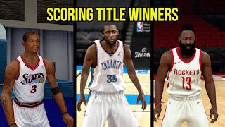 Scoring with Every Scoring Title Winner! (NBA 2K - NBA 2K23)