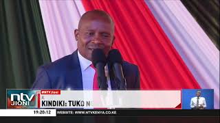 Naibu Rais Kindiki amewapuuzilia mbali wanaojigamba kumng'atua Rais Ruto