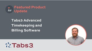Tabs3 Advanced Timekeeping and Billing Software