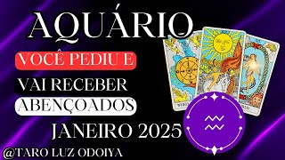 AQUÁRIO🎆JAN/25- UMA GRANDE SURPRESA❤️‍🔥PROPOSTA AMOROSA‼️UMA COMUNICAÇÃO...