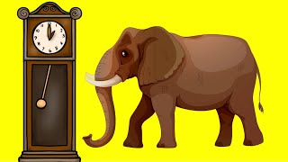 Hickory Dickory Dock Elephant | New Song-449 | Nursery Rhymes \u0026 Kids Songs | Kids Comfort