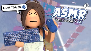 ROBLOX ASMR Chocolate Tower 🍫 Keyboard Clicks *VERY CLICKY*