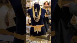 Beautiful arabic Gold necklace with belt |❤️🔥complete set #2025