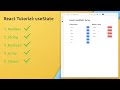 ReactJS useState Tutorial: Array, Object, String, Number, Boolean