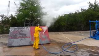 20k offshore waterblast demo