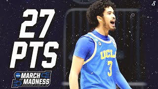 Johnny Juzang Ignites For 27 Pts To Help UCLA Advance To The Round Of 32 #MarchMadness