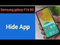 how to hide app,Samsung galaxy F14 5G App hide kaise kare