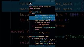 Build a Countdown Timer in Python with GUI! #programming #coding