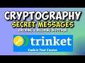 How to encode secret messages using cryptography in python.