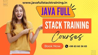 Java full stack demo video