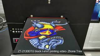 A4 DTG PRINTER ZT 2130DTG Black t shirt printing