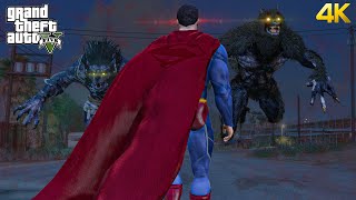 GTA 5 - Superman VS Werewolf | Epic Death Battle!