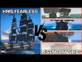 [MOD] HMS Fearless ~ VS ~ Legendary Ships - Assassin's Creed 4 Black Flag Gameplay