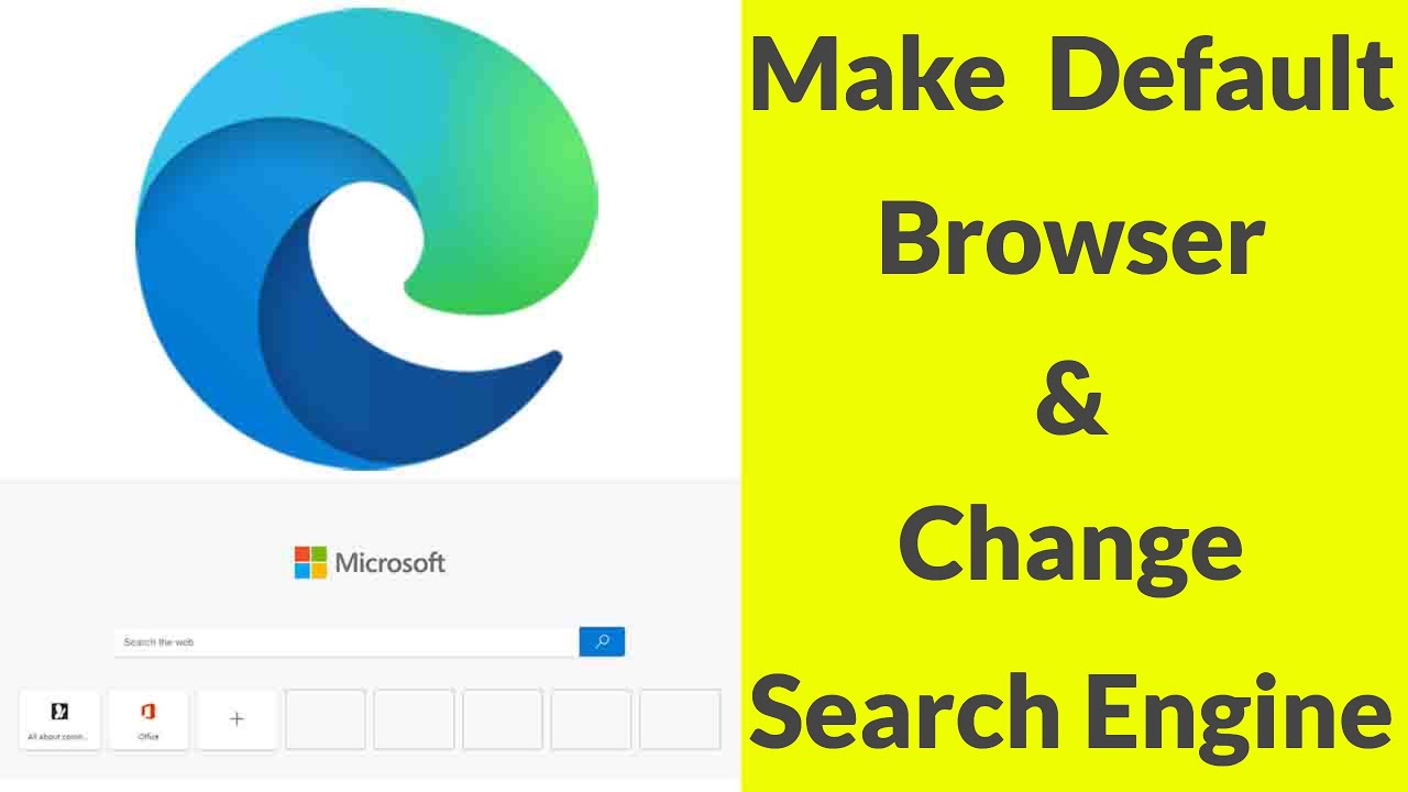 How To Change Default Search Engine In Microsoft Edge & Make Edge As ...