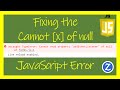 How to Fix the cannot [x] of null JavaScript Error JS1