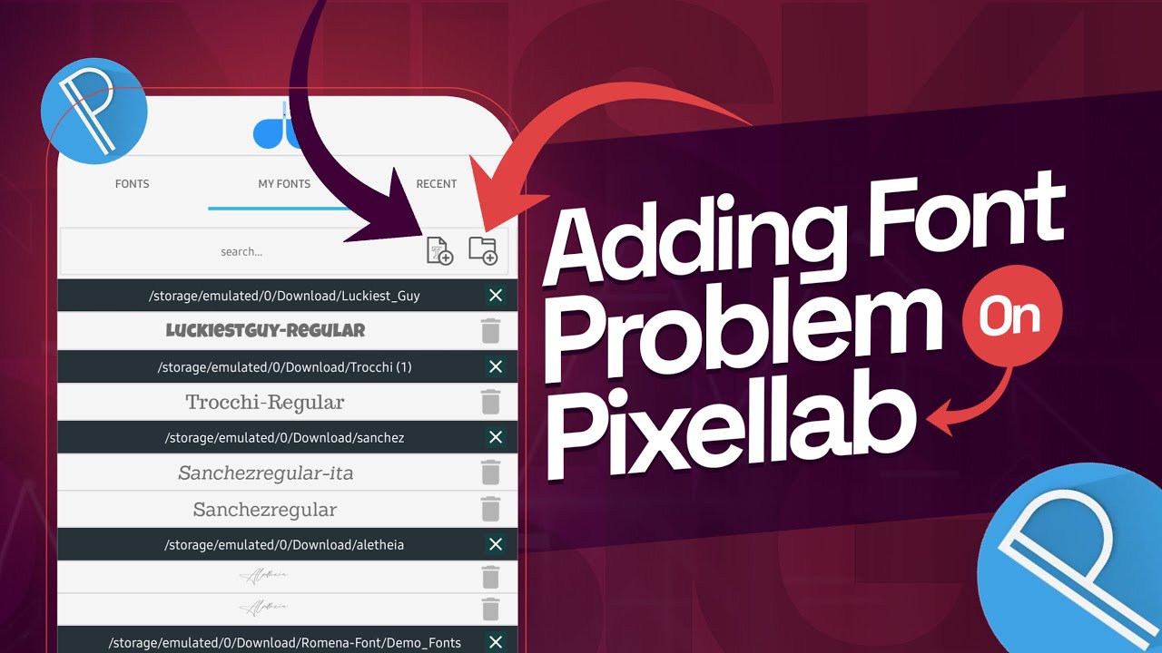 Pixellab App Font Add Problem Solved 2023 Detailed Guide Youtube