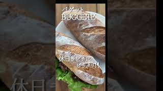 【ショート】捏ねないパン｜サバのバゲットサンド｜休日のランチ｜bugguet｜sandwich｜holiday lunch