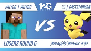 BrookLAN Brawls 90 - ඞ | Caststarman (Pichu) v. WhyDo | WhyDo (Steve, Mii Gunner) - Losers Round 6