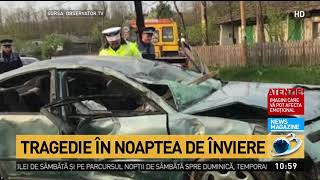 Tragedie în noaptea de Înviere. Șoferul și o adolescentă au decedat pe loc