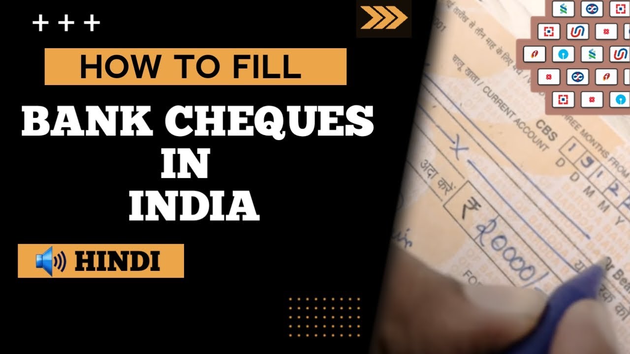 How To Write Cheques | Cheque Kaise Bhare | Cheque Kaise Likhe | Cheque ...