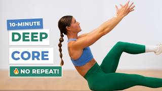 10-Minute Deep Core & Pelvic Floor Workout | No Repeat, No Equipment