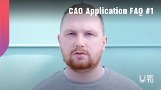 SETU I CAO Application FAQ #2