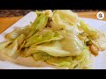 stir fried cabbage with fish sauce the secret to stir fry is still crispy fragrant fish sauce