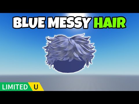 [LIMITED UGC] How to get BLUE MESSY HAIR in MATH BLOCK RACE Roblox