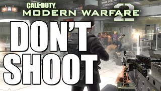 Beating Modern Warfare 2 WITHOUT Shooting? (Call of Duty: MW2)