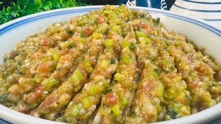 To adjust the celery dumpling stuffing, it is wrong to use salt to kill or blanch the celery! Tea...