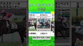 アーリントンカップ2023 出走馬の名前と由来まとめ