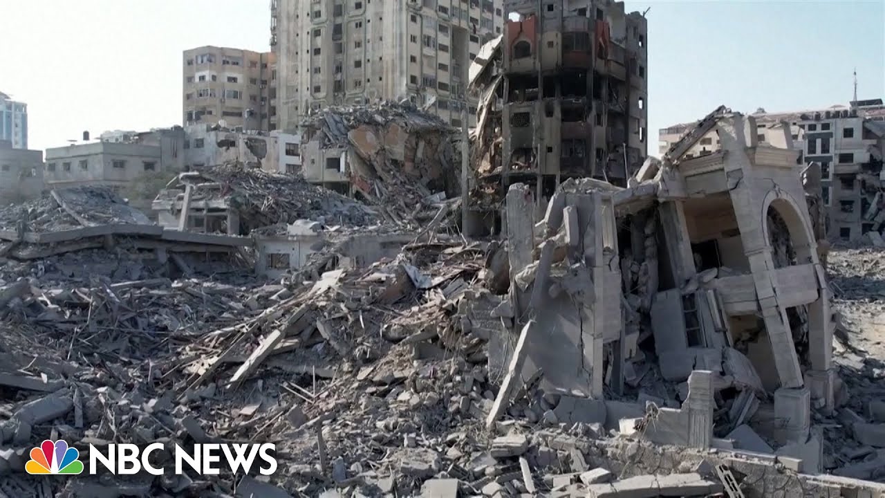 Drone Video Reveals The Huge Scale Of Destruction In Gaza City Caused ...